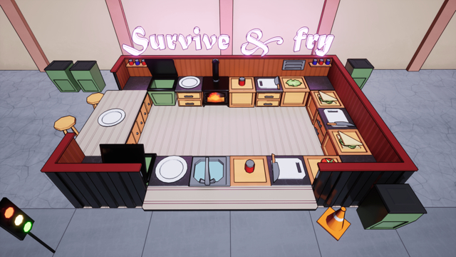 Preview image for the Survive & Fry game